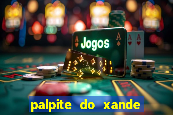 palpite do xande de hoje